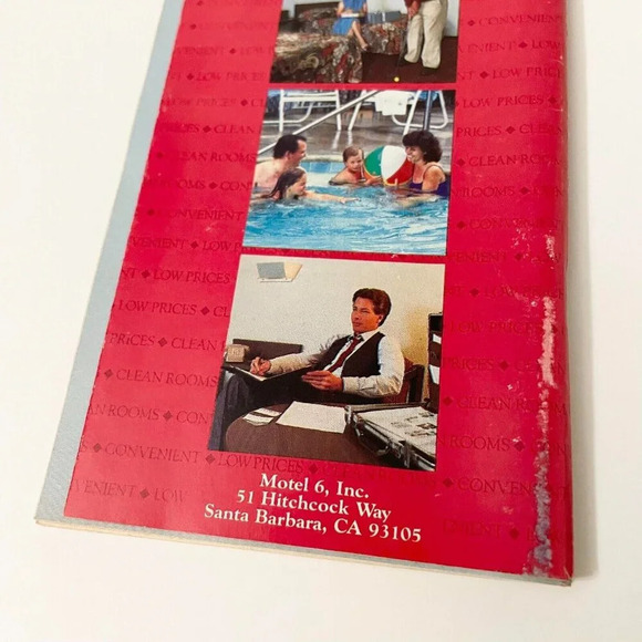 Vintage 1986 Motel 6 Nationwide Directory Brochure Pamphlet Summer Edition - Picture 4 of 16